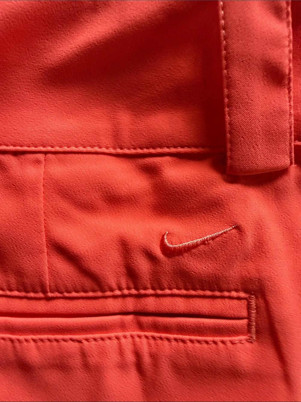 Nike Orange Women's Casual Shorts - Picture 4 of 4